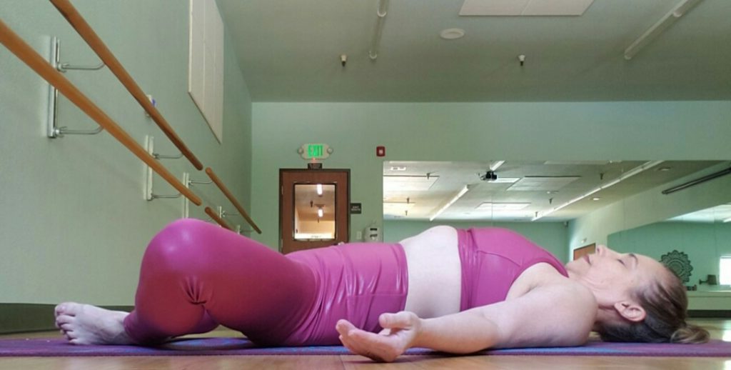 Yoga for midlife, Reclined Butterfly Pose