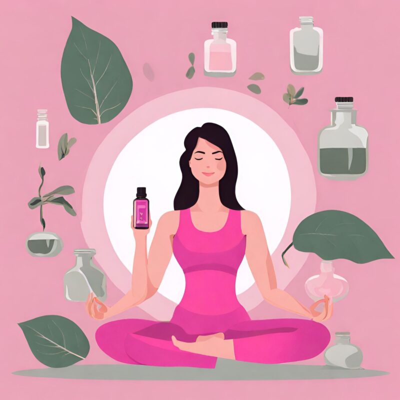 Yoga practice with Essential oils