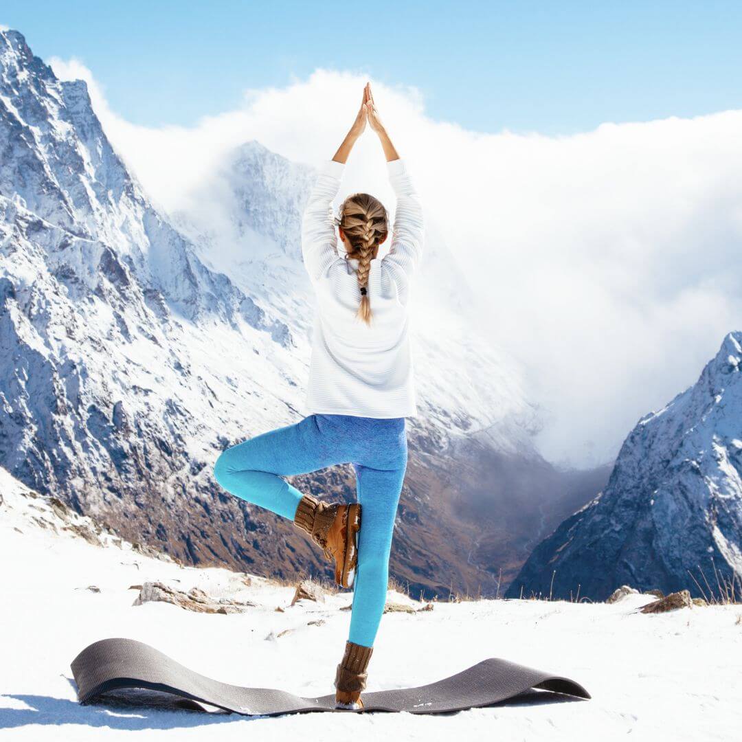 How To Stay Warm With A Winter Yoga Practice
